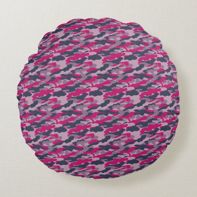 Modern Abstract Texture design Round Pillow (Front)