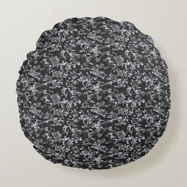 Modern Abstract Texture design Round Pillow (Front)