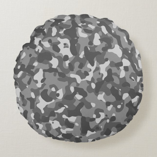 Modern Abstract Texture design Round Pillow (Front)