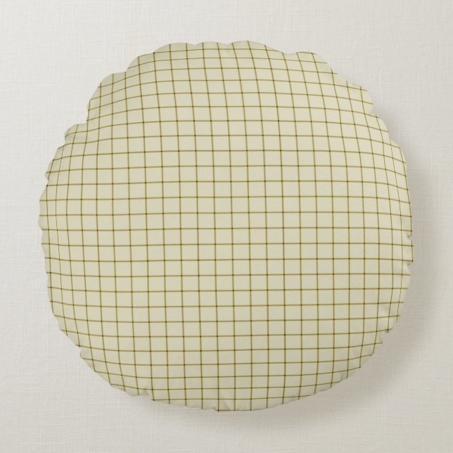 Modern Abstract Texture design Round Pillow (Front)