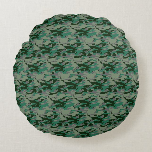 Modern Abstract Texture design Round Pillow (Front)