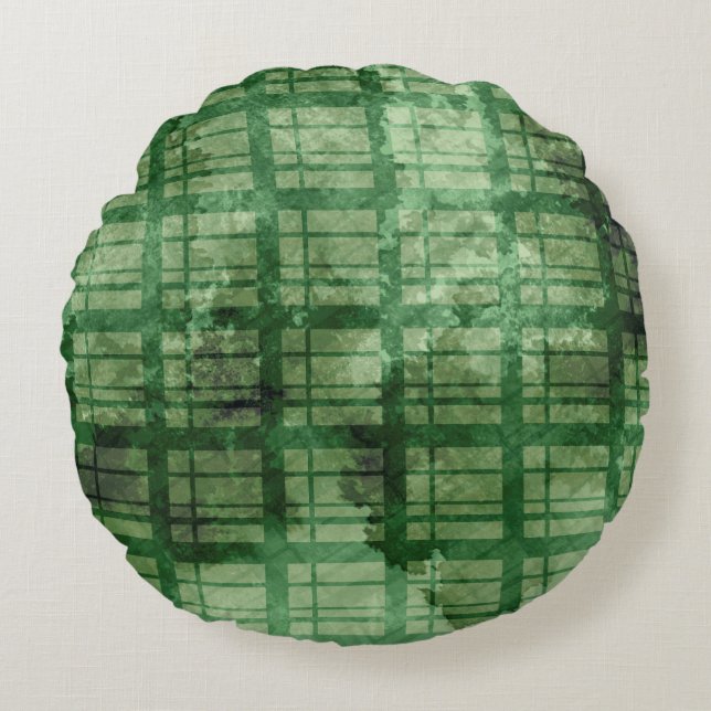 Modern Abstract Texture design Round Pillow (Front)