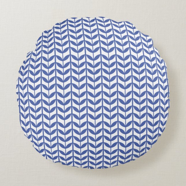 Modern Abstract Texture design Round Pillow (Front)
