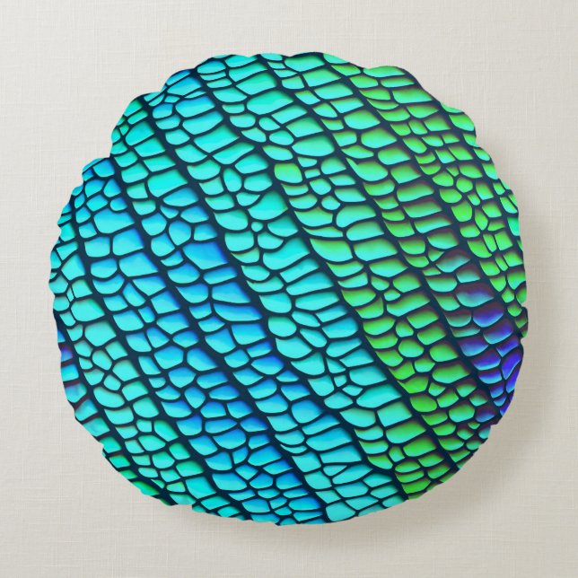 Modern Abstract Texture design Round Pillow (Front)