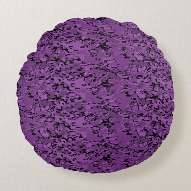 Modern Abstract Texture design Round Pillow (Front)