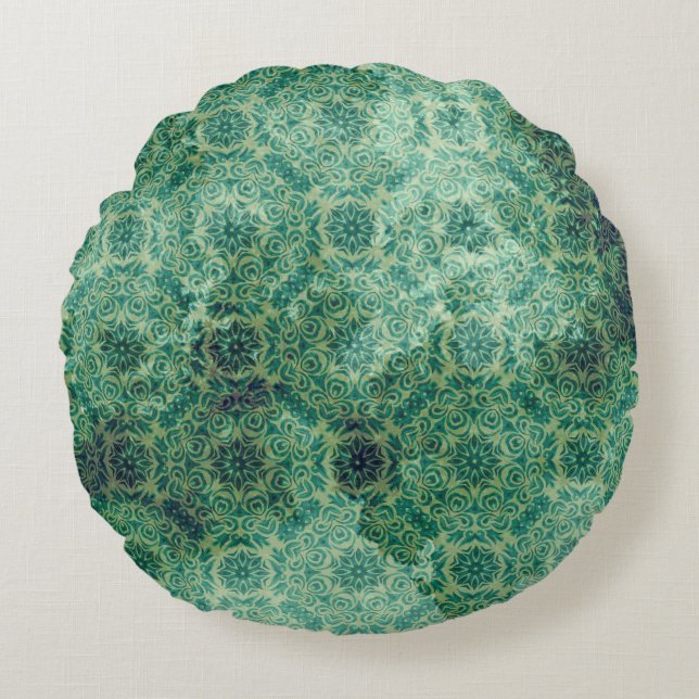 Modern Abstract Texture design Round Pillow (Front)