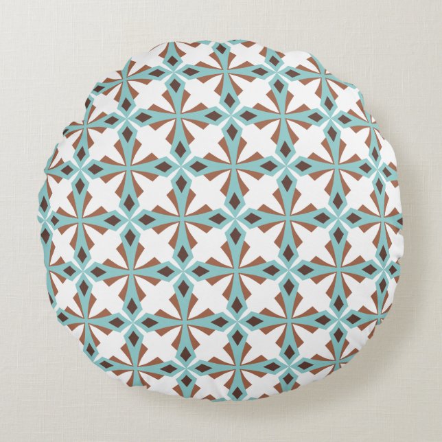 Modern Abstract Texture design Round Pillow (Front)