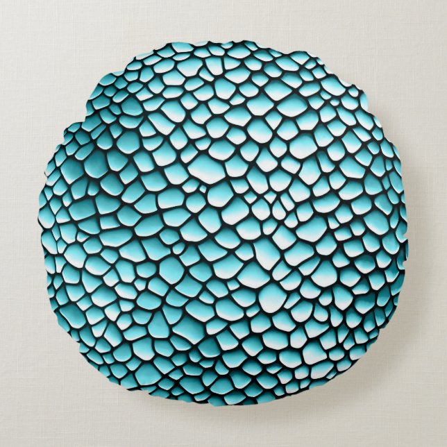 Modern Abstract Texture design Round Pillow (Front)