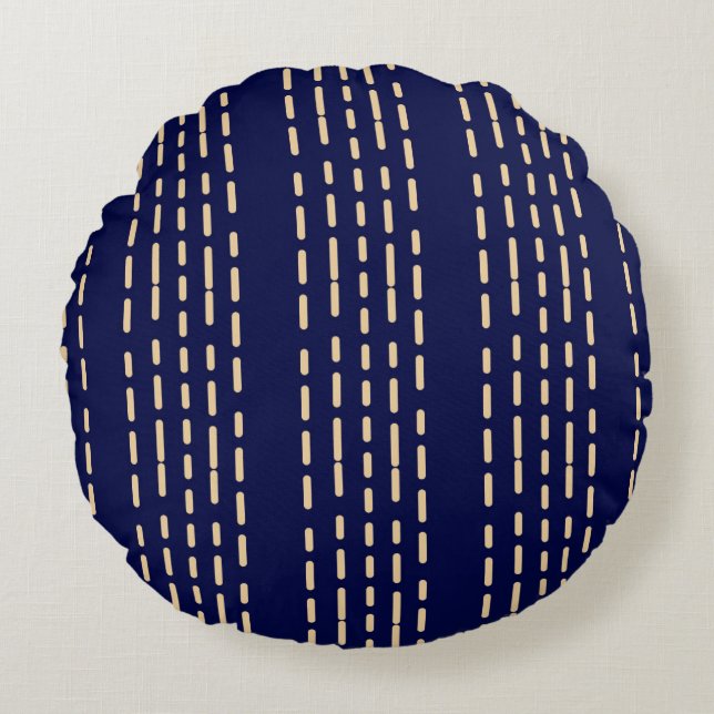 Modern Abstract Texture design Round Pillow (Front)