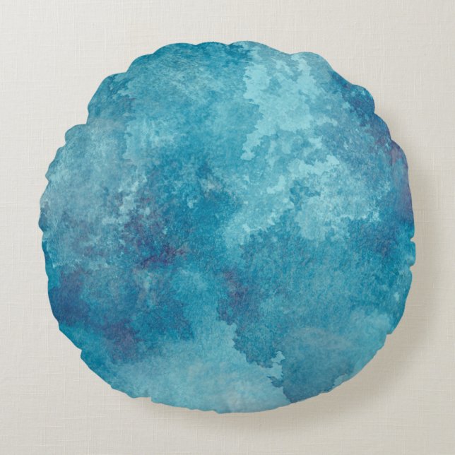 Modern Abstract Texture design Round Pillow (Front)