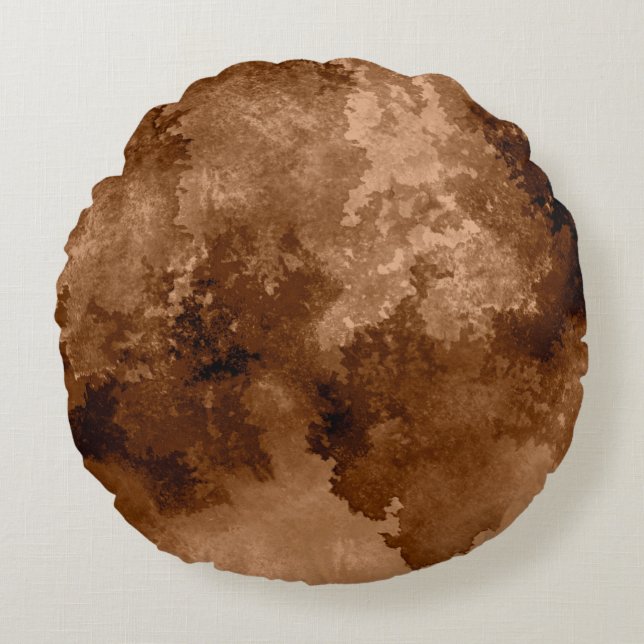 Modern Abstract Texture design Round Pillow (Front)