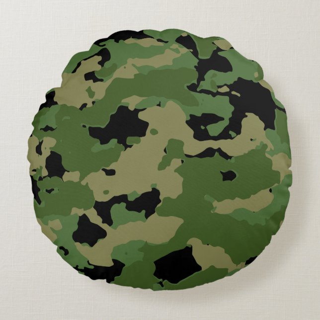 Modern Abstract Texture design Round Pillow (Front)