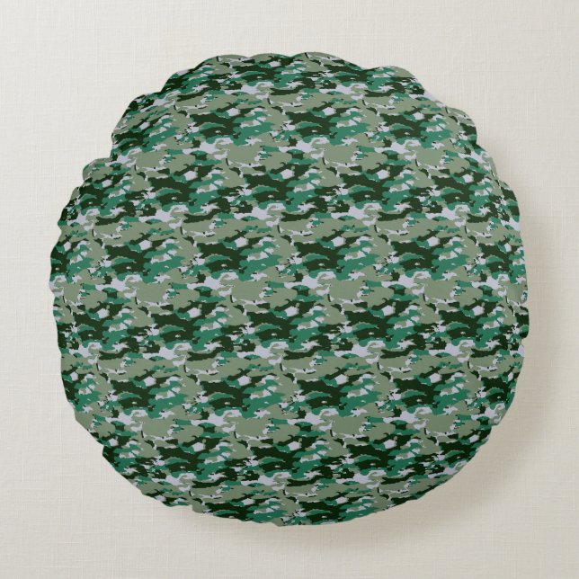 Modern Abstract Texture design Round Pillow (Front)