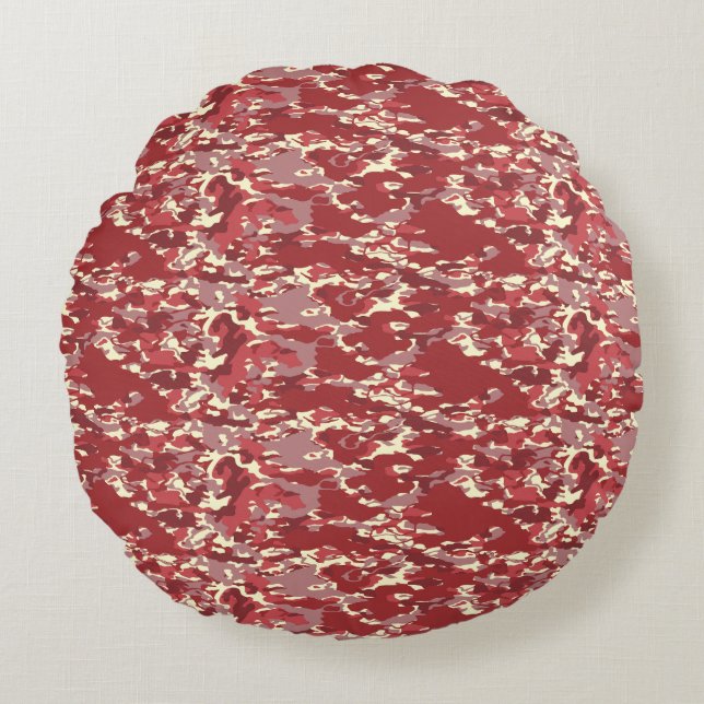 Modern Abstract Texture design Round Pillow (Front)