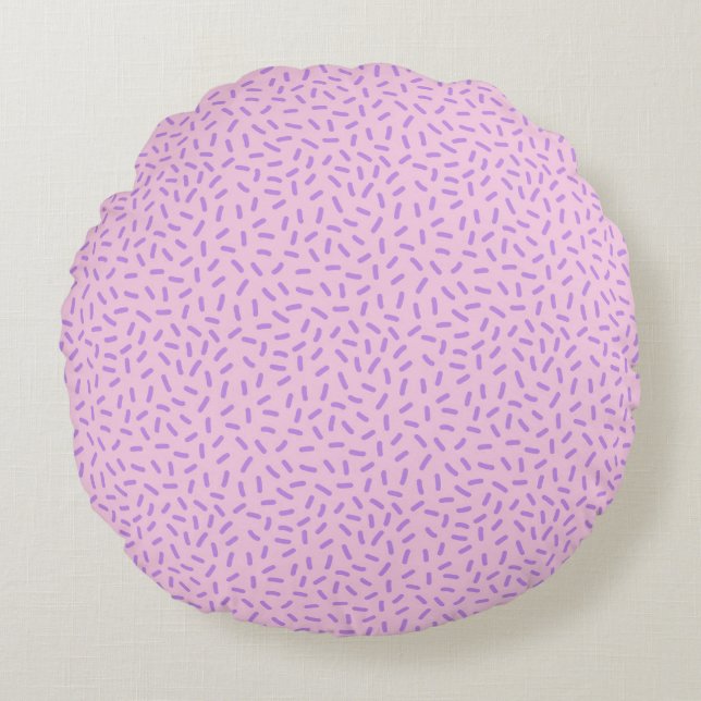 Modern Abstract Texture design Round Pillow (Front)