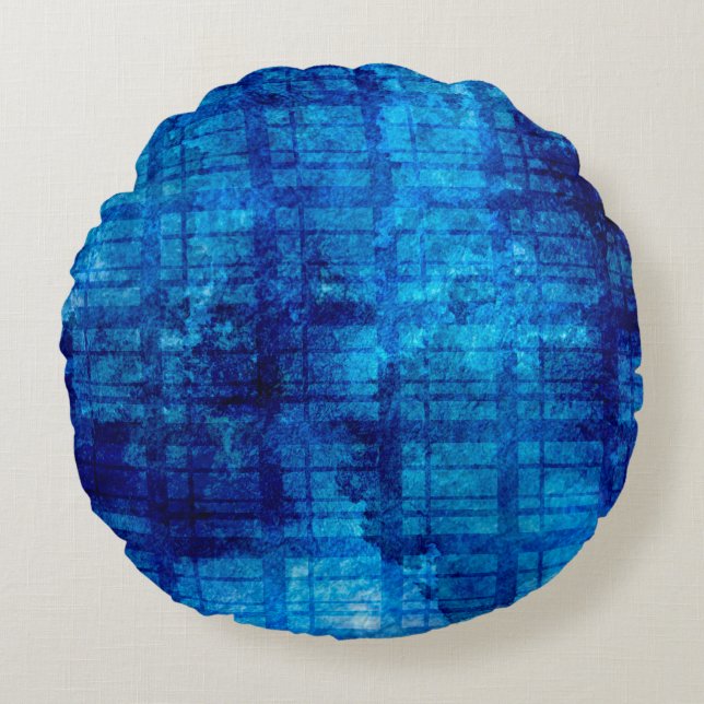 Modern Abstract Texture design Round Pillow (Front)