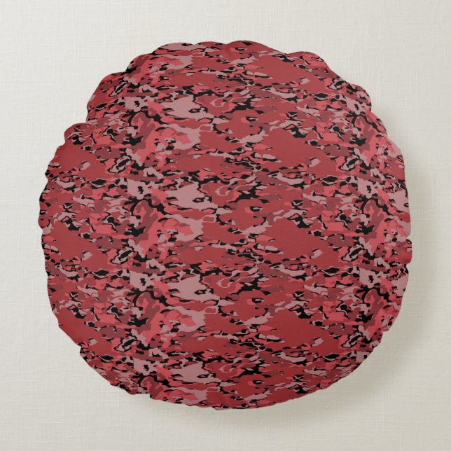 Modern Abstract Texture design Round Pillow (Front)