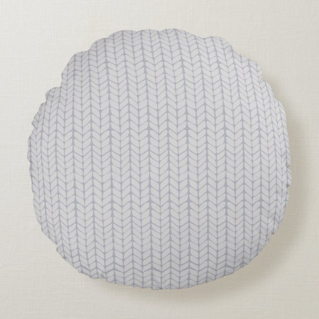 Modern Abstract Texture design Round Pillow (Front)