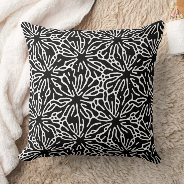Modern Abstract Texture design Throw Pillow (Blanket)