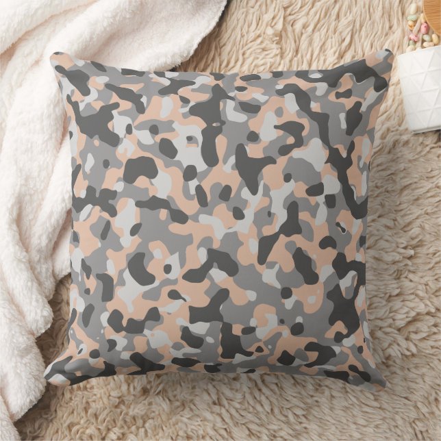 Modern Abstract Texture design Throw Pillow (Blanket)