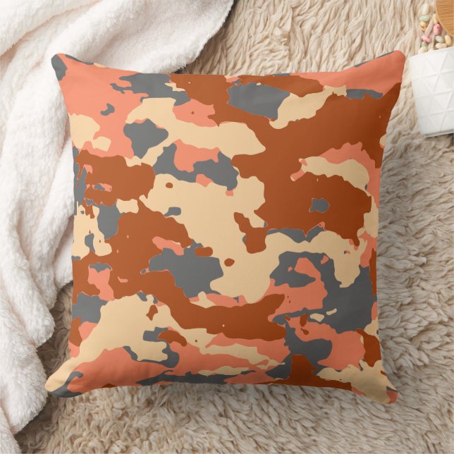Modern Abstract Texture design Throw Pillow (Blanket)