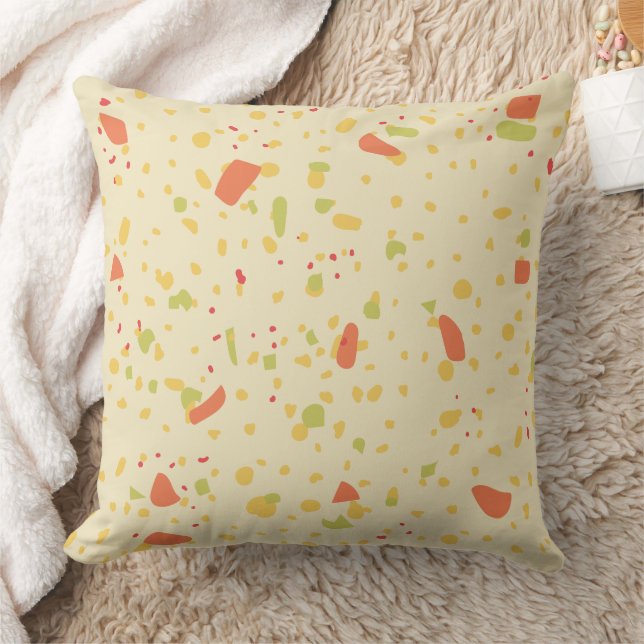 Modern Abstract Texture design Throw Pillow (Blanket)