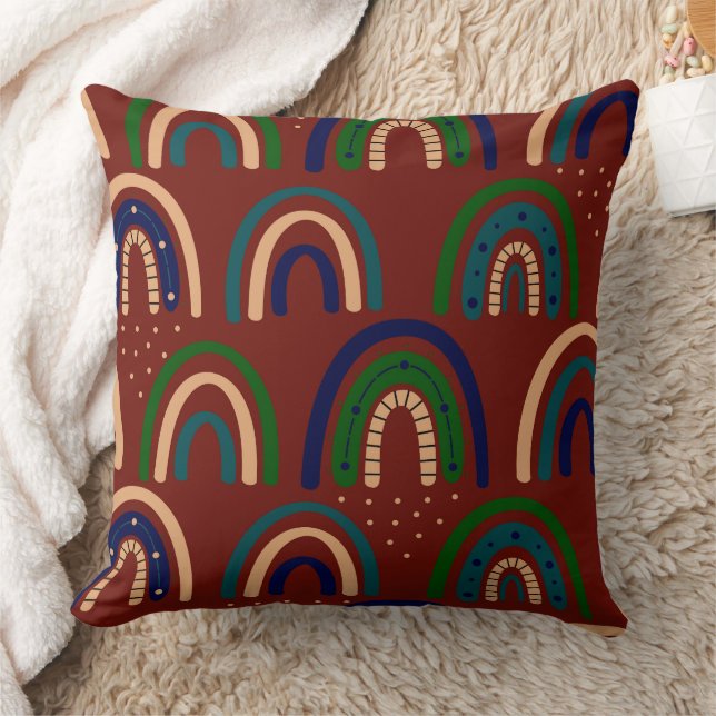 Modern Abstract Texture design Throw Pillow (Blanket)