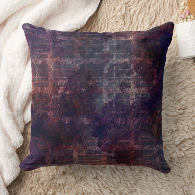 Modern Abstract Texture design Throw Pillow (Blanket)
