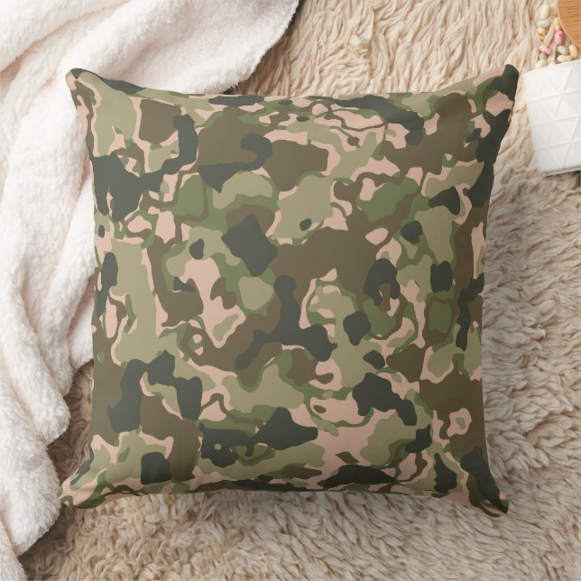 Modern Abstract Texture design Throw Pillow (Blanket)