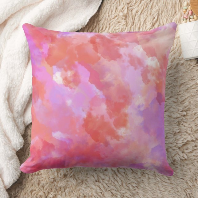 Modern Abstract Texture design Throw Pillow (Blanket)