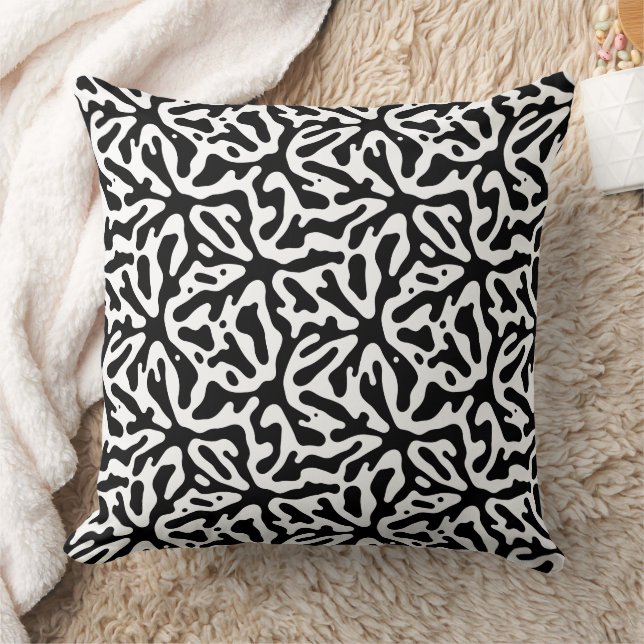 Modern Abstract Texture design Throw Pillow (Blanket)