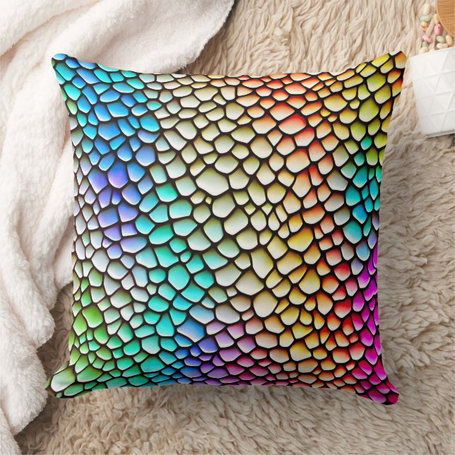 Modern Abstract Texture design Throw Pillow (Blanket)