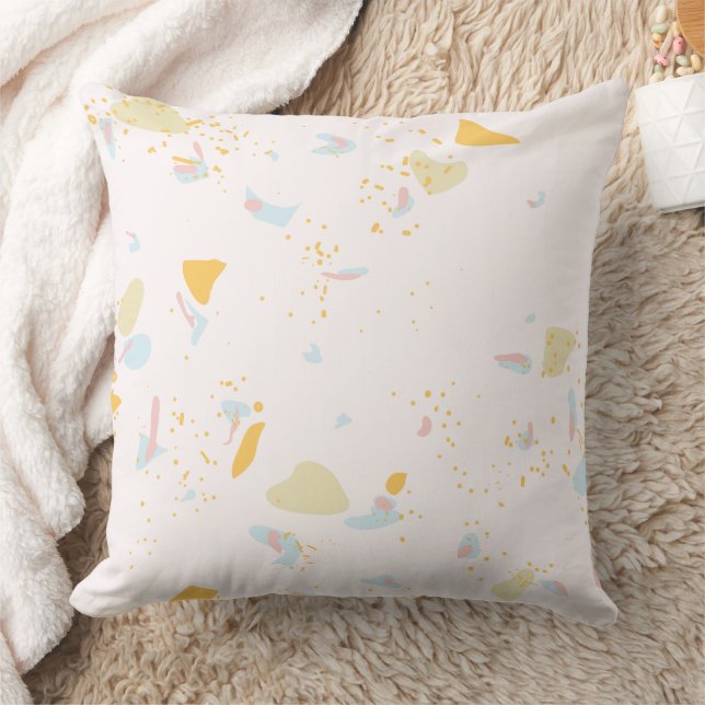 Modern Abstract Texture design Throw Pillow (Blanket)