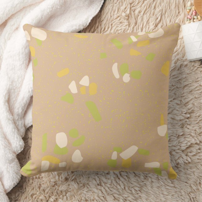 Modern Abstract Texture design Throw Pillow (Blanket)