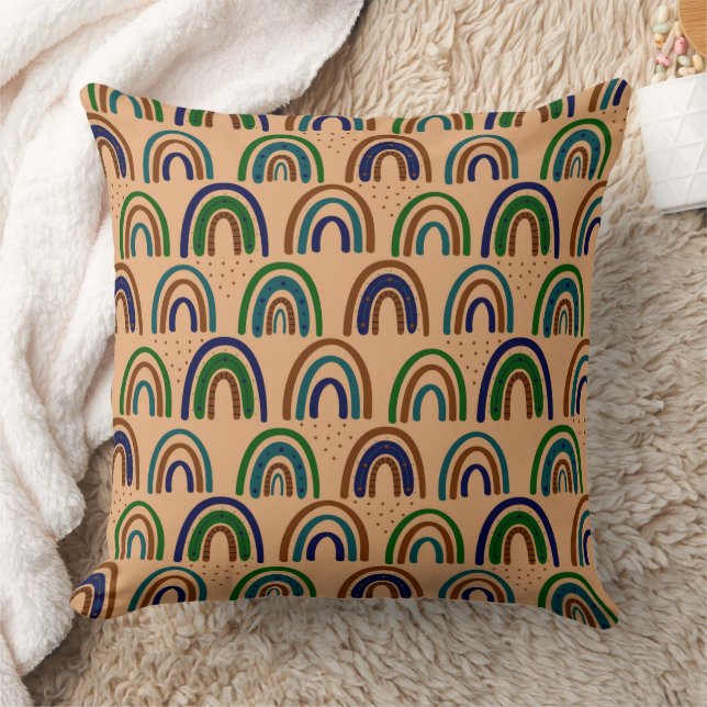 Modern Abstract Texture design Throw Pillow (Blanket)