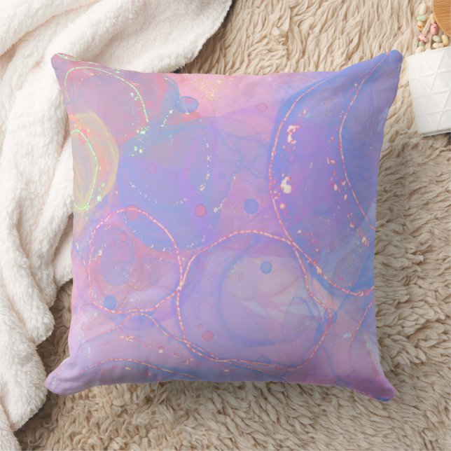 Modern Abstract Texture design Throw Pillow (Blanket)