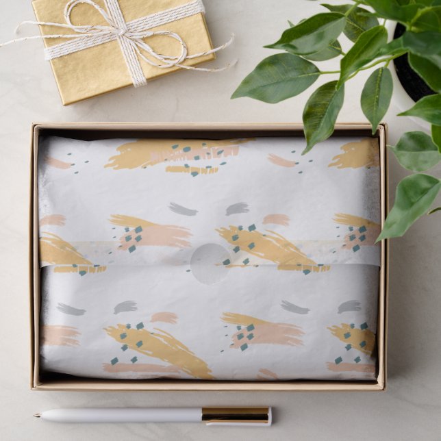 Modern Abstract Texture design Tissue Paper (Gift)