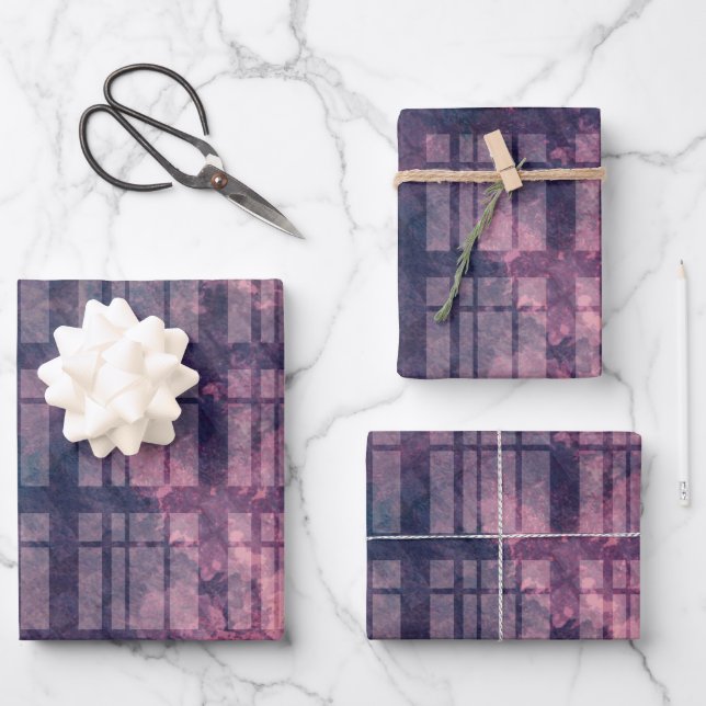 Modern Abstract Texture design Wrapping Paper Sheets (Front)