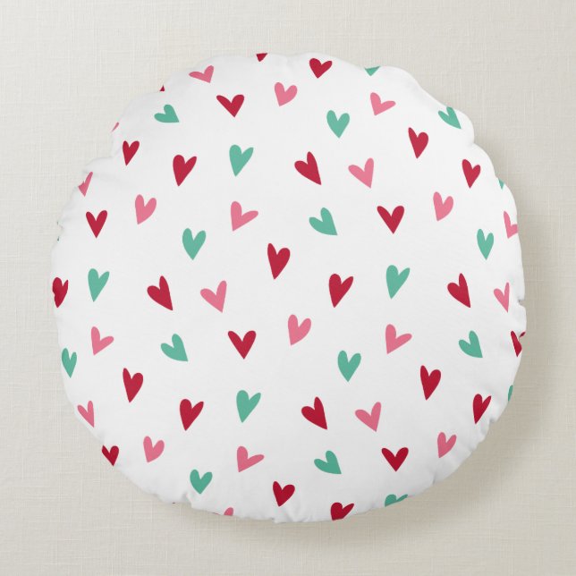Modern Abstract Texture Round Pillow (Front)