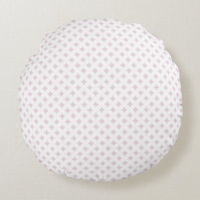 Modern Abstract Texture Round Pillow (Front)