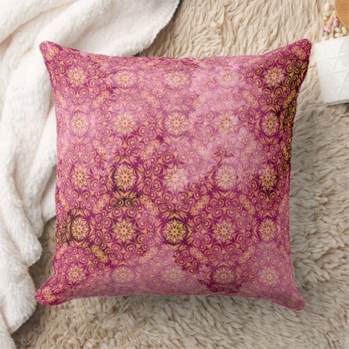 Modern Abstract Texture Throw Pillow