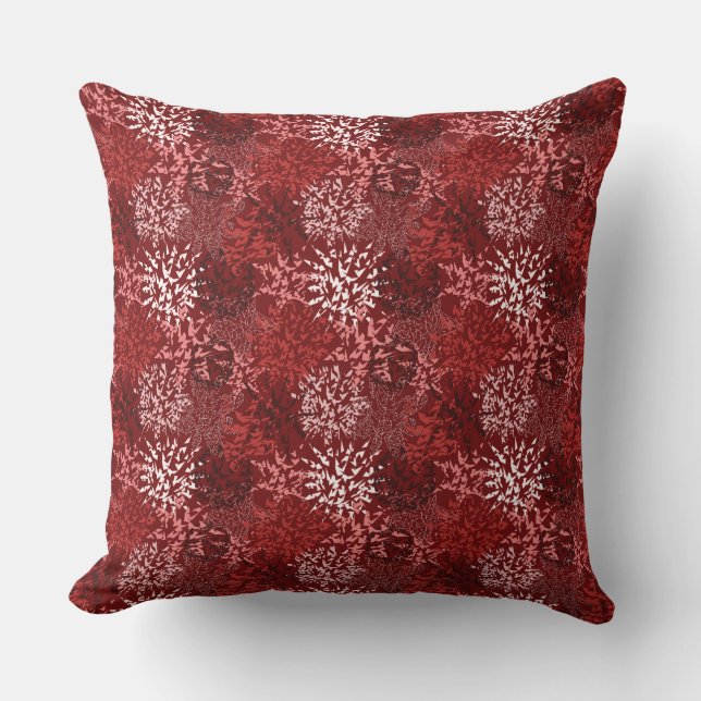 Modern Abstract Throw Pillow (Front)