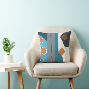 Modern Abstract Throw Pillow