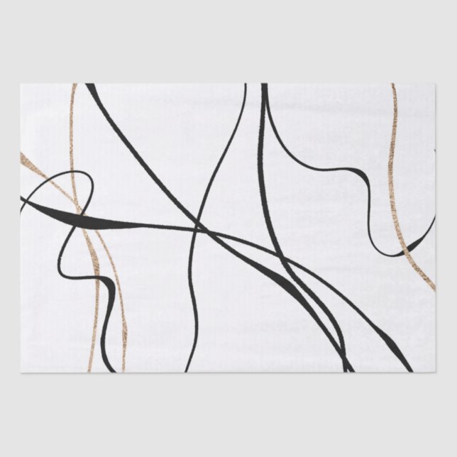 Modern Abstract  Tissue Paper (Front)