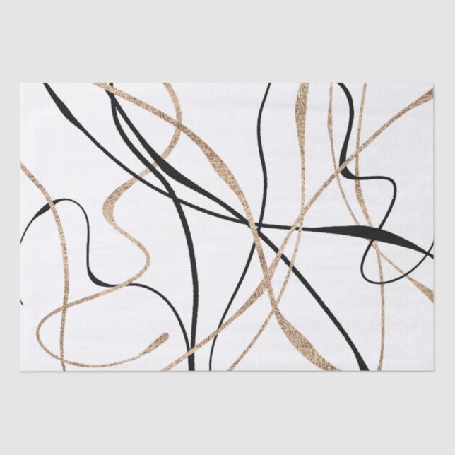Modern Abstract  Tissue Paper (Front)