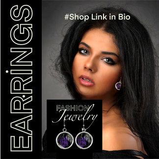 Modern Abstract Trendy Cool Drop Dangle Earrings