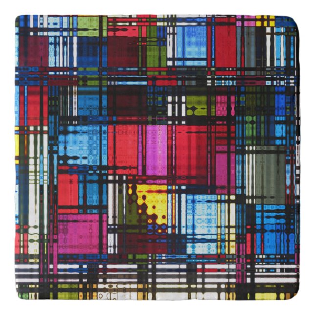Modern Abstract Trivet (Front)