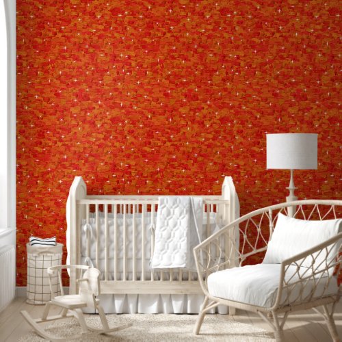 Modern abstract vintage retro stars peel stick  wallpaper 