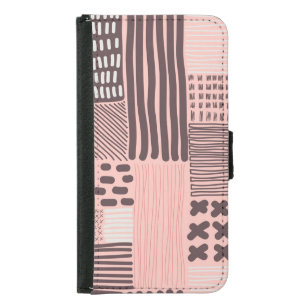 Modern abstract: vintage seamless texture. samsung galaxy s5 wallet case