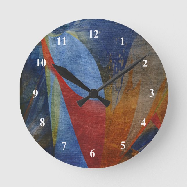 Modern Abstract Wall Clock (Front)